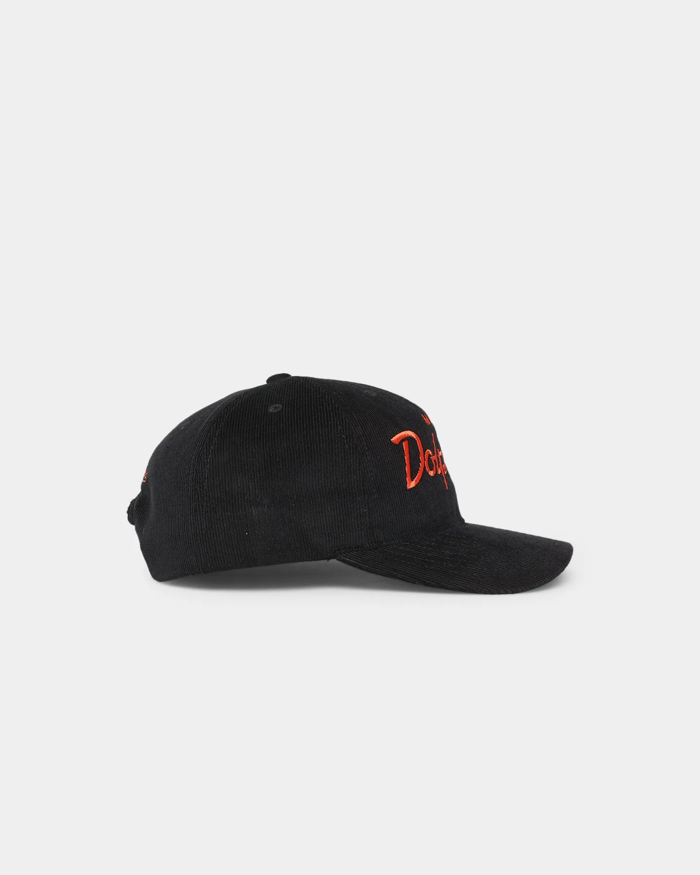 Mitchell & Ness Miami Dolphins Corduroy Script Deadstock Snapback Black