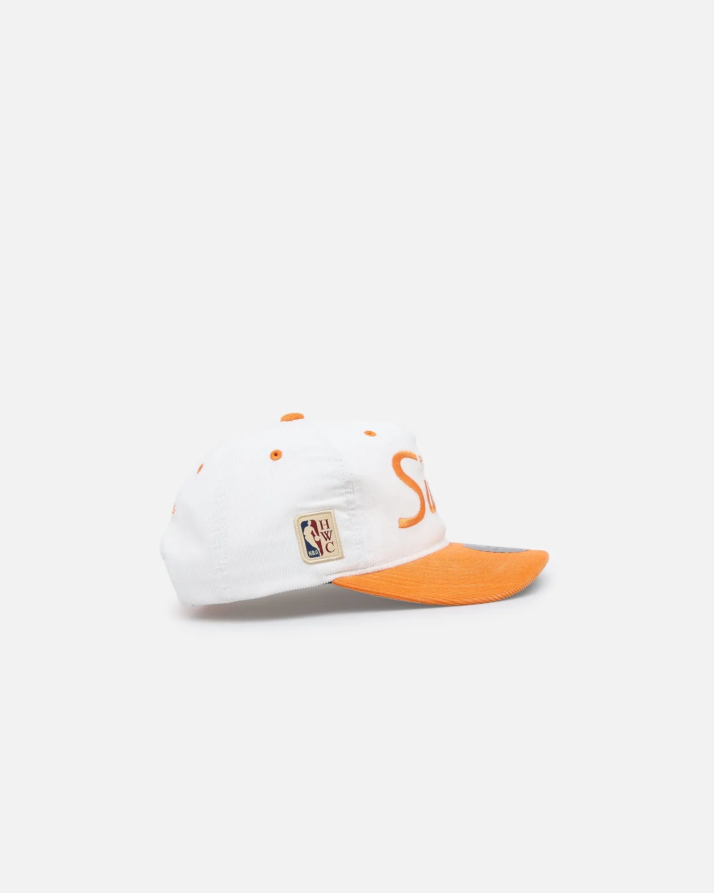 Mitchell & Ness Phoenix Suns 'Pastel Corduroy' Deadstock Snapback White Cream/Orange