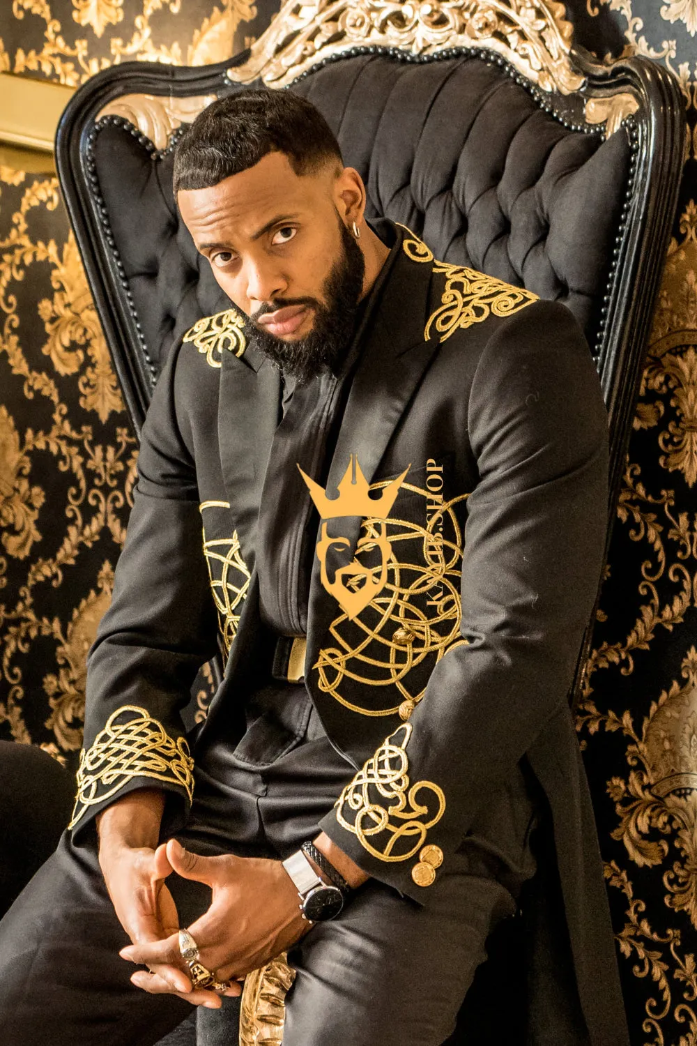 Navy Blue Men's Coat - Sophisticated Style and Superior Comfort - Elevate Your Winter Wardrobe