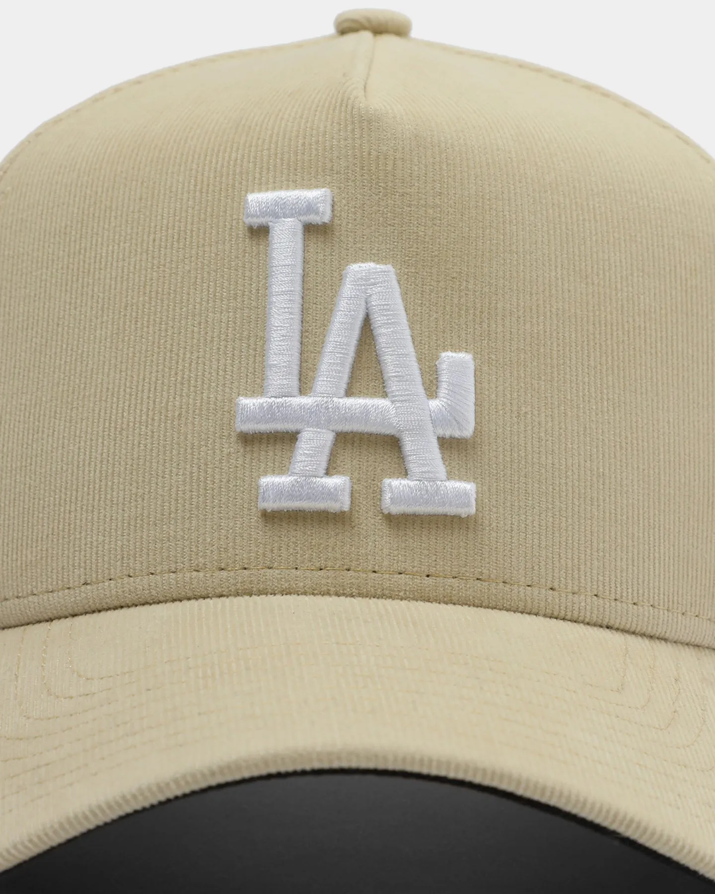 New Era Los Angeles Dodgers Corduroy 9FORTY A-Frame Snapback Stone