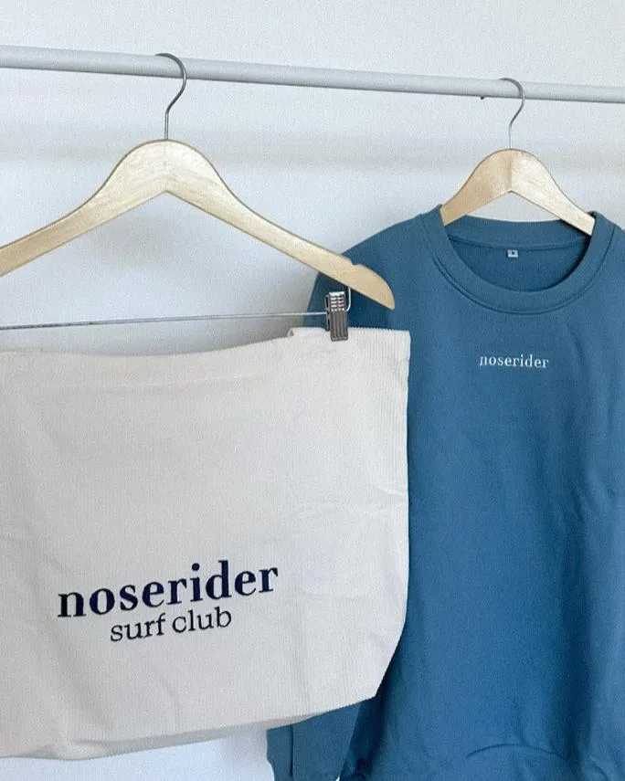 Noserider Corduroy Tote with Zip Pocket