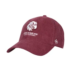 NRL Corduroy Cap - Manly Sea Eagles - Hat - Adult - One Size