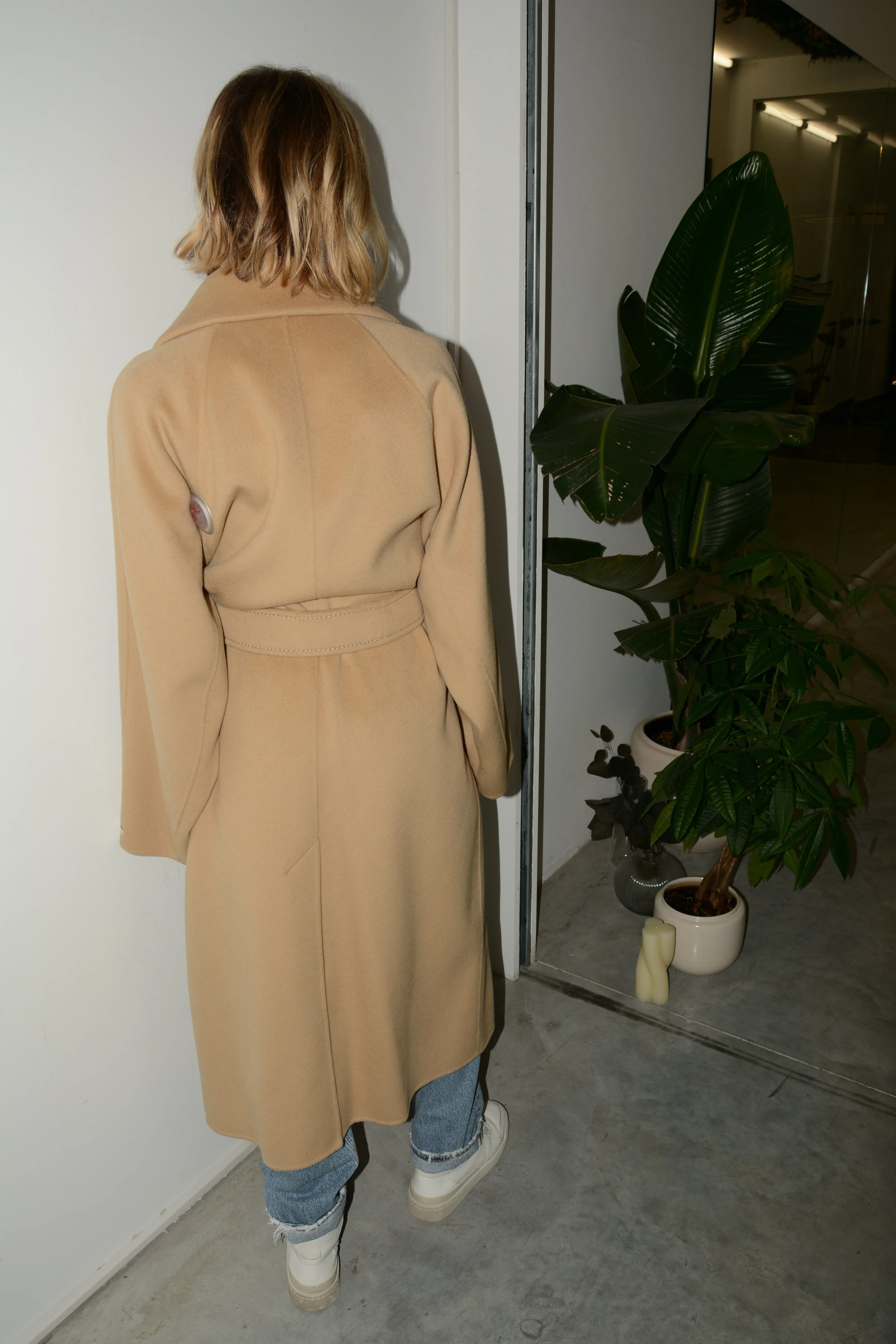 ORENSE CASHMERE BLEND COAT IN BEIGE