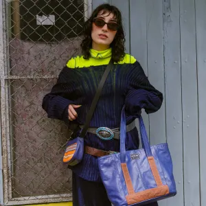 Pineapple Leather Tote - Multicolor