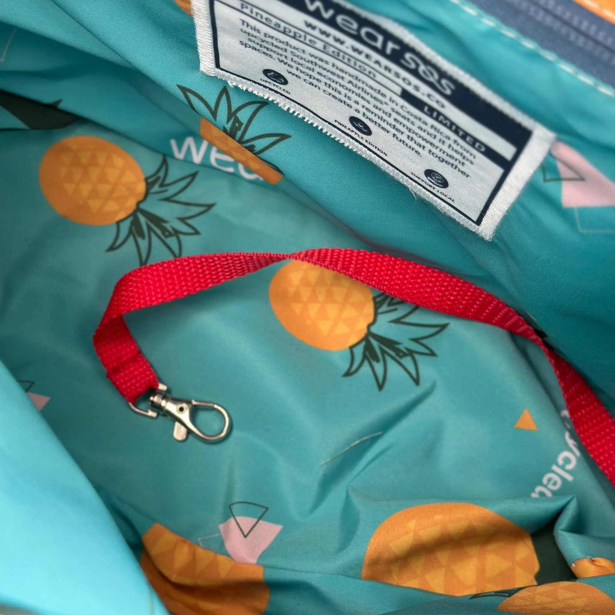 Pineapple Leather Tote - Multicolor