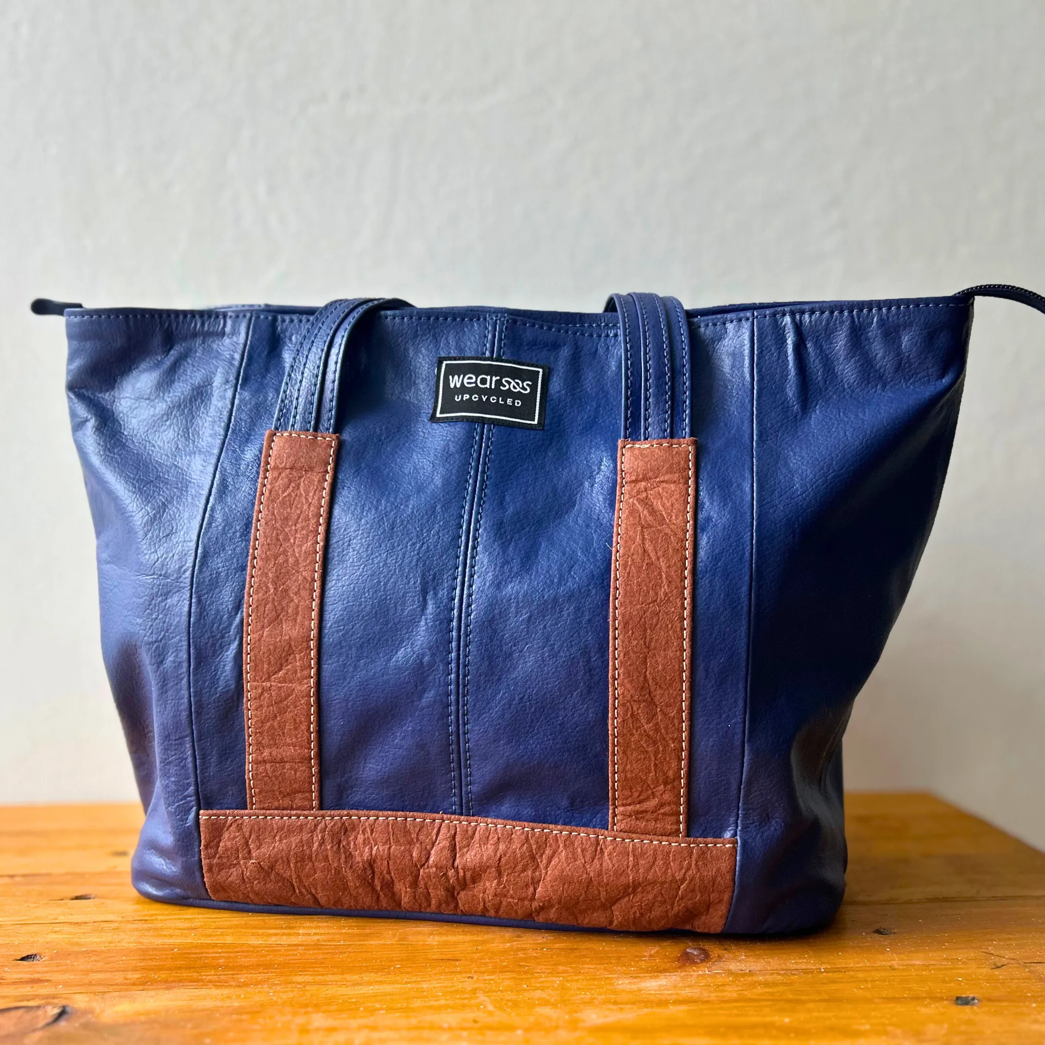 Pineapple Leather Tote - Multicolor