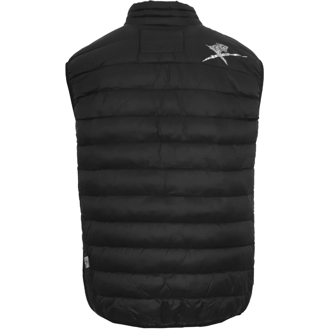 Plein Sport Patch Logo Black Gilet Jacket