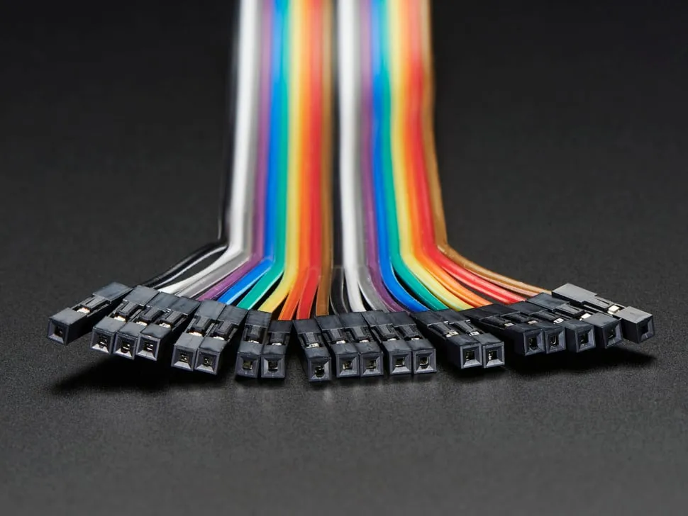 Premium Female/Female Jumper Wires - 20 x 12" (300mm)