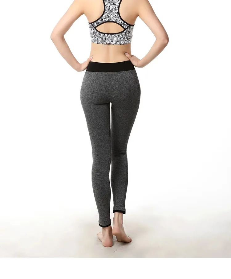 Professional Yoga Ankle-Length Pants Silm Hip Training Pants Elastic Wear Resistance Moisture Wicking Fitness Ankle-Length Leg-Shaping Sports Pants