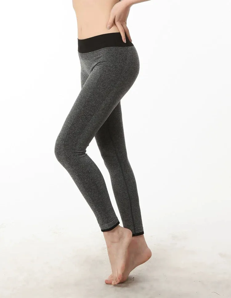 Professional Yoga Ankle-Length Pants Silm Hip Training Pants Elastic Wear Resistance Moisture Wicking Fitness Ankle-Length Leg-Shaping Sports Pants