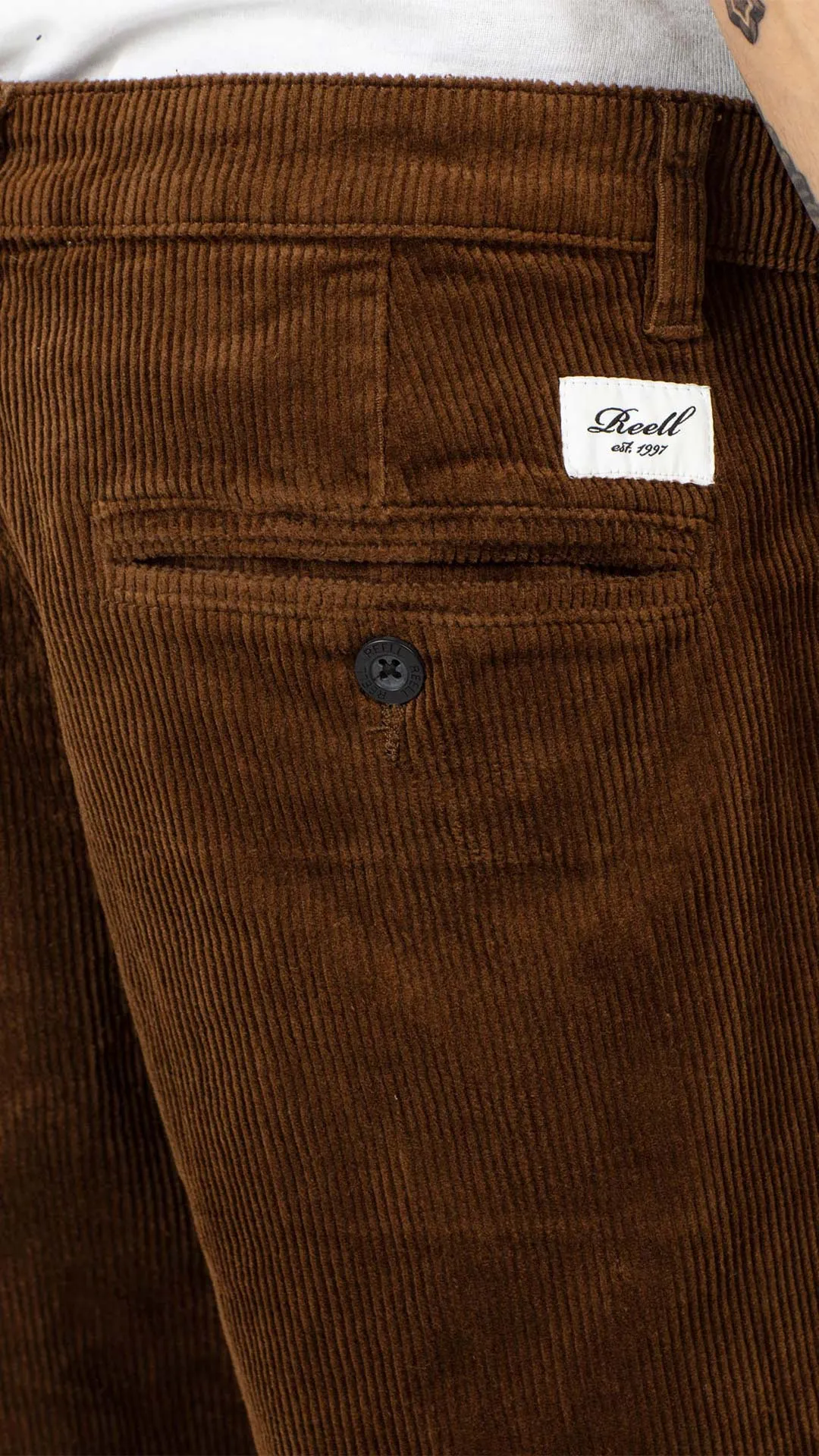 Regular Flex Chino - Brown Corduroy