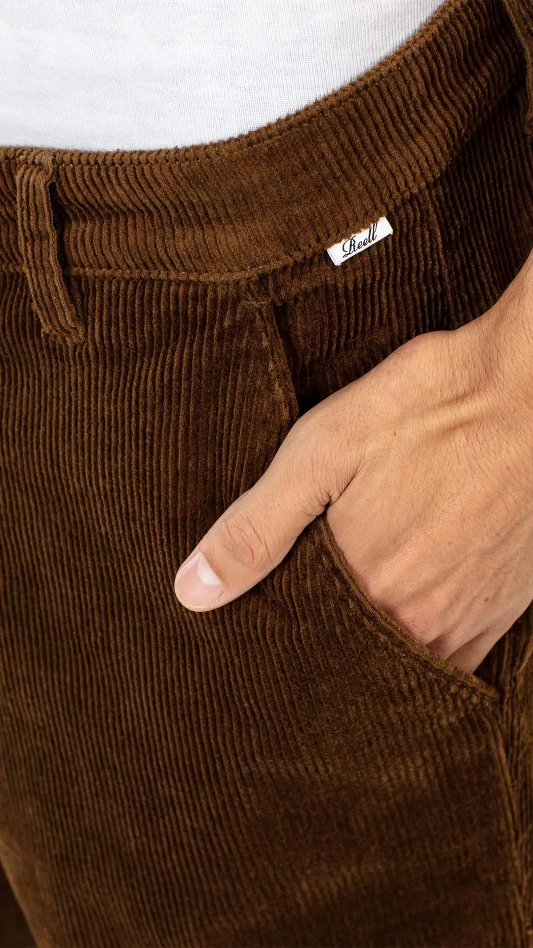 Regular Flex Chino - Brown Corduroy