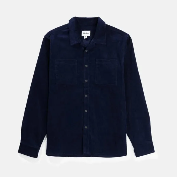 Rhythm Corduroy LS Shirt - Navy