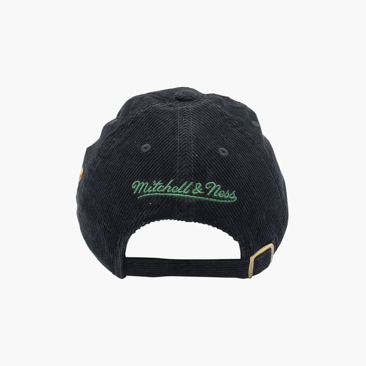 Seattle SuperSonics Black Corduroy Script Adjustable Hat