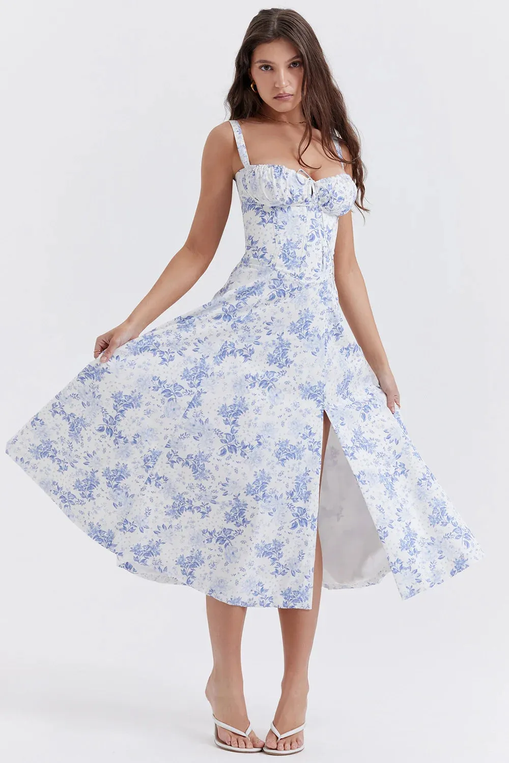 Selena Corset Midi Dress