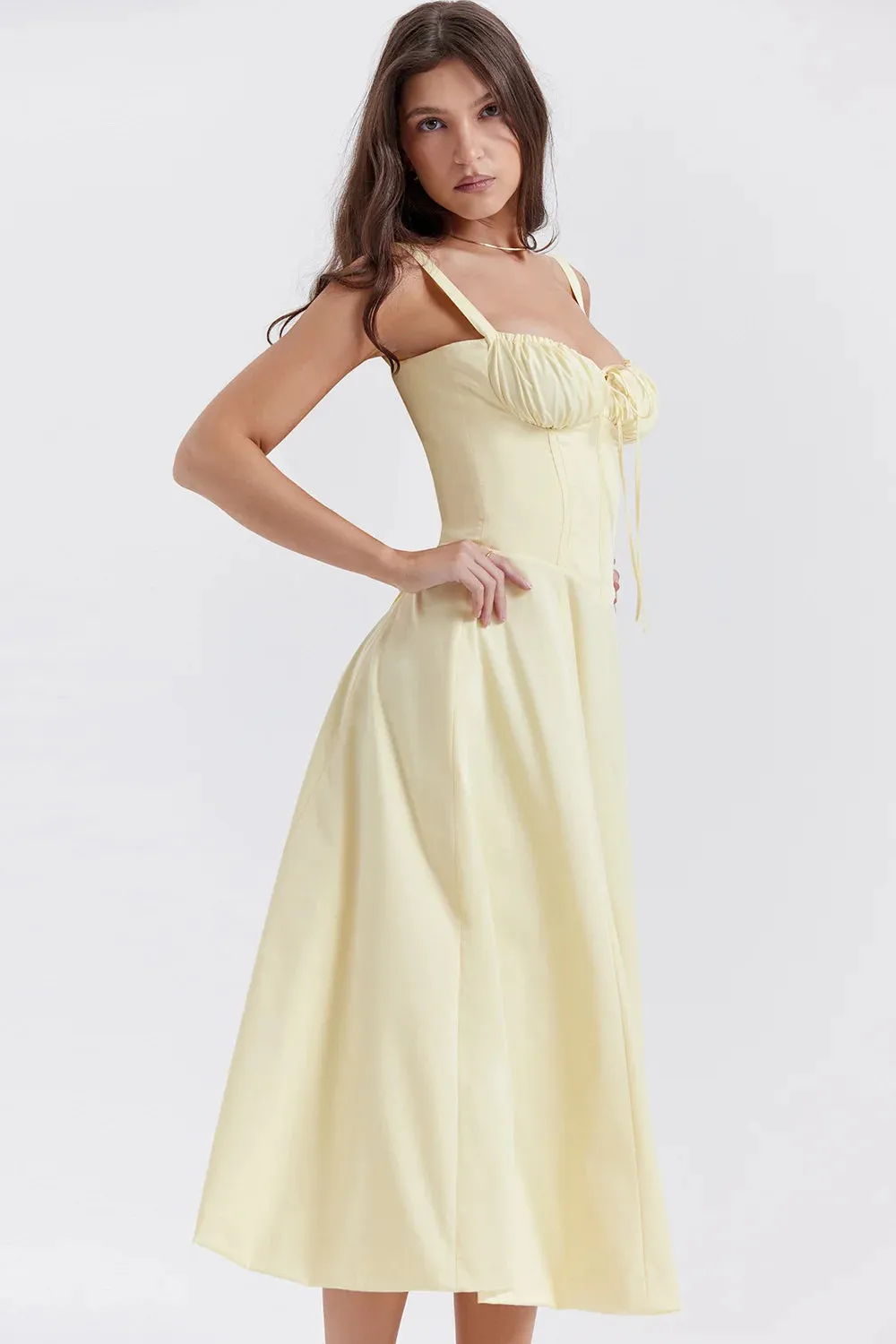 Selena Corset Midi Dress