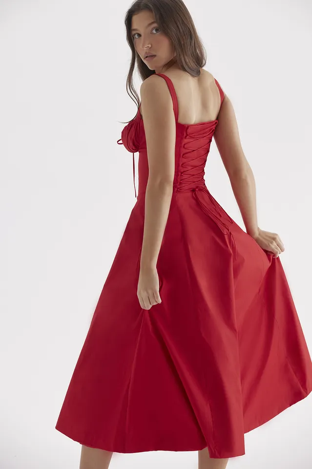 Selena Corset Midi Dress