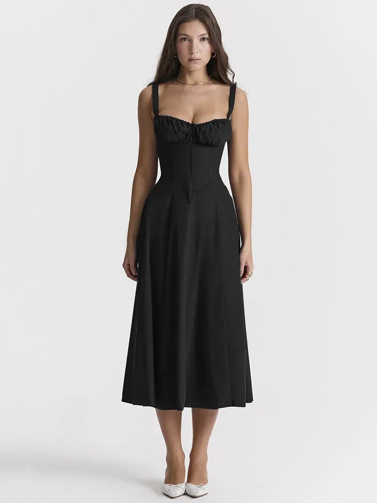 Selena Corset Midi Dress
