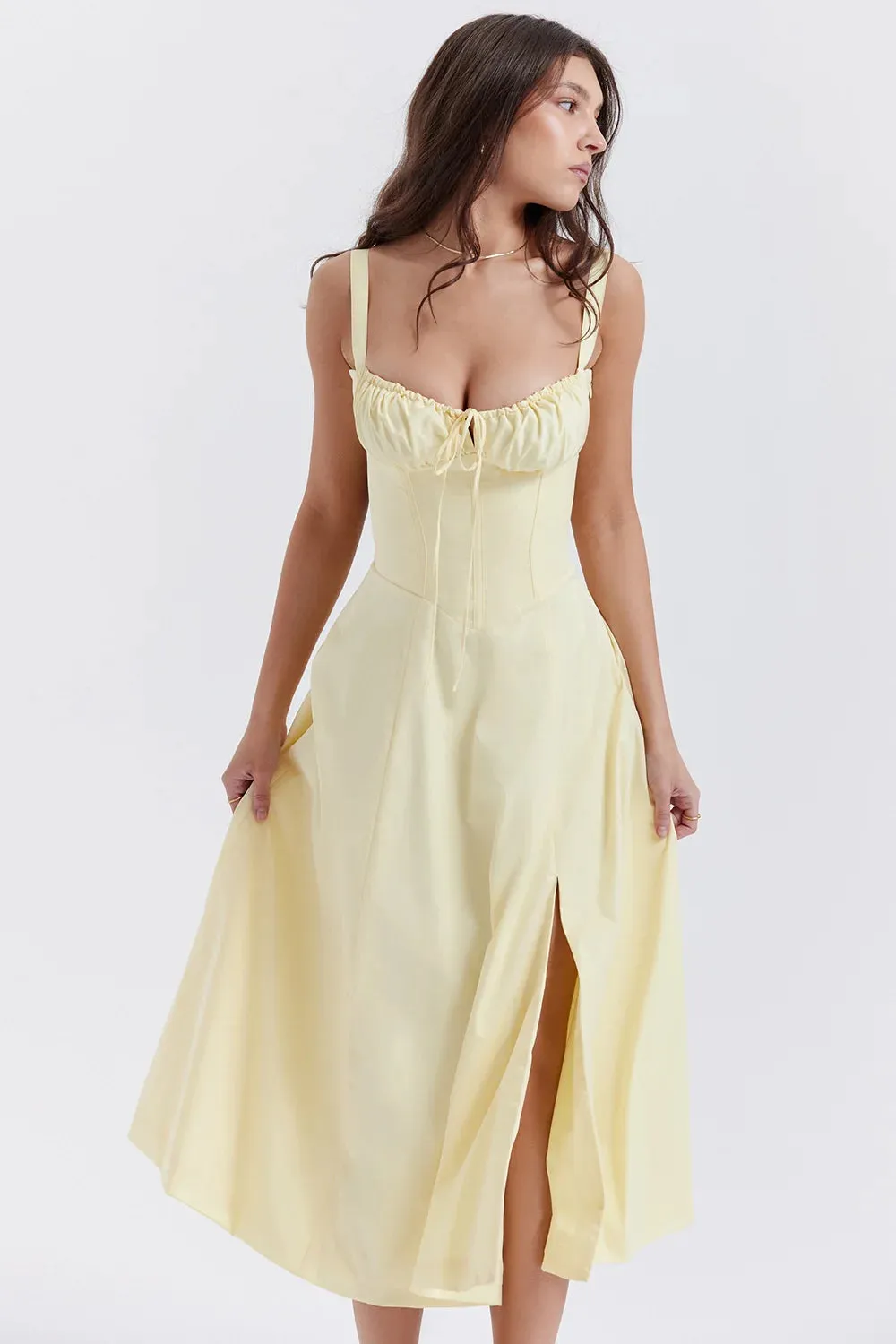 Selena Corset Midi Dress