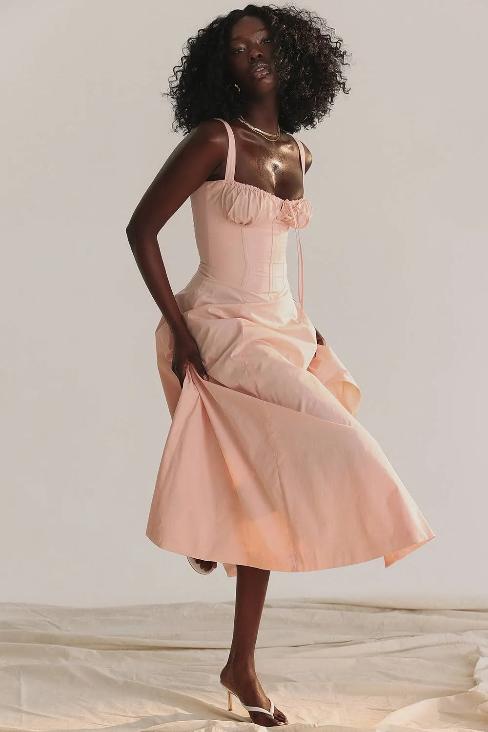 Selena Corset Midi Dress