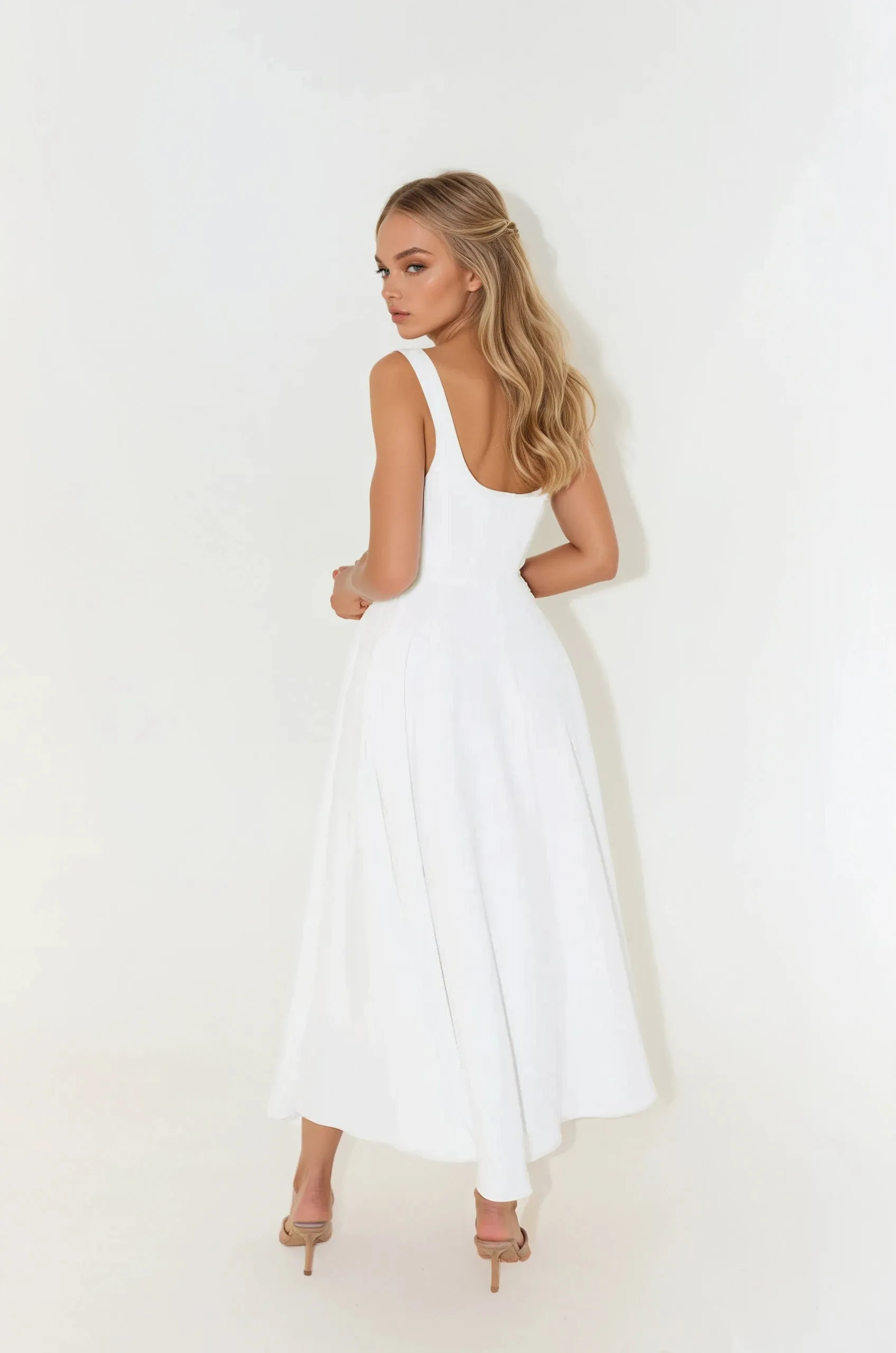 Sofia Classy Midi Dress