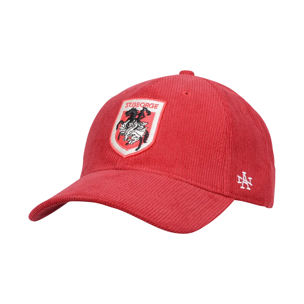 ST. GEORGE DRAGONS NRL CORDUROY SLOUCH CAP
