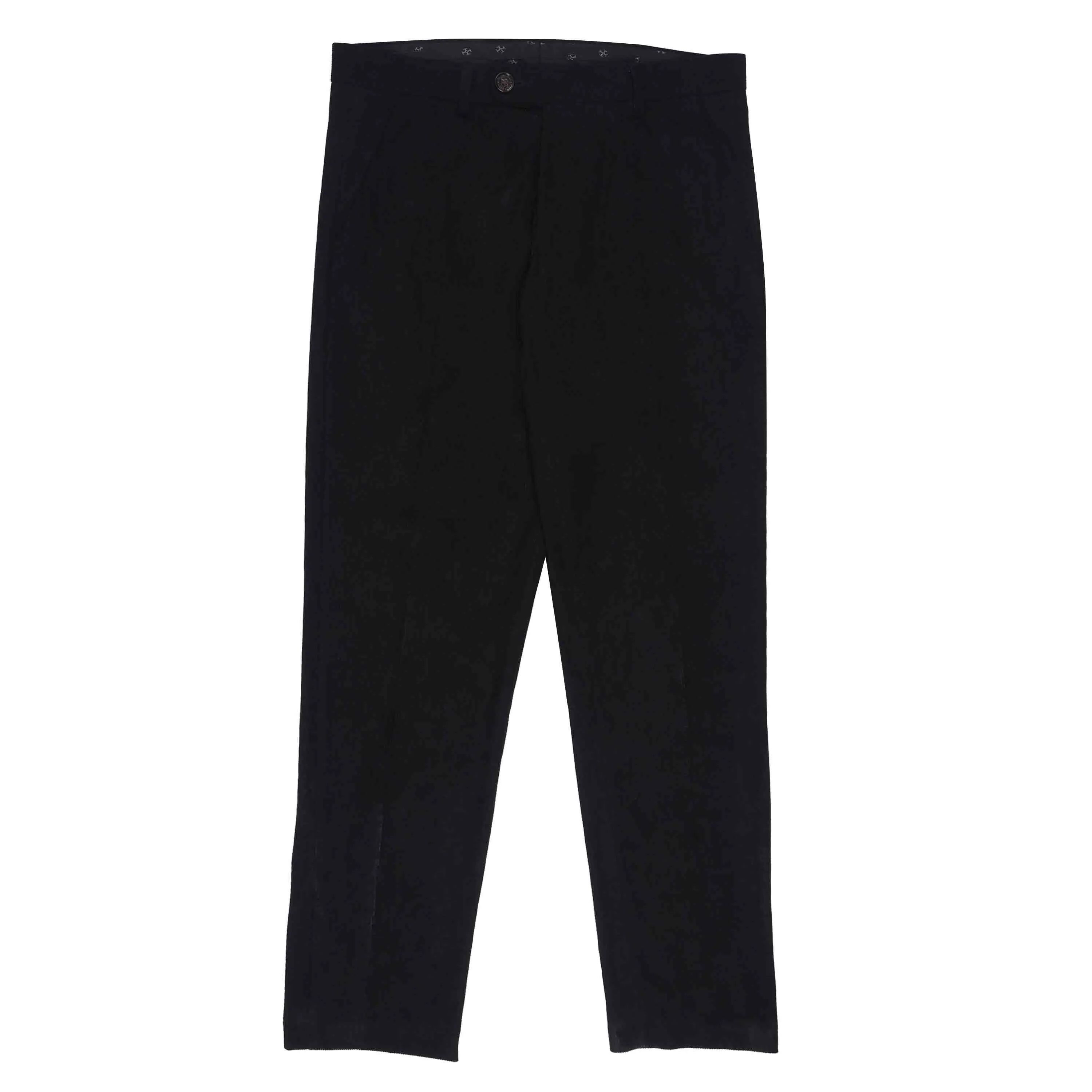 Statement Corduroy Black Pant