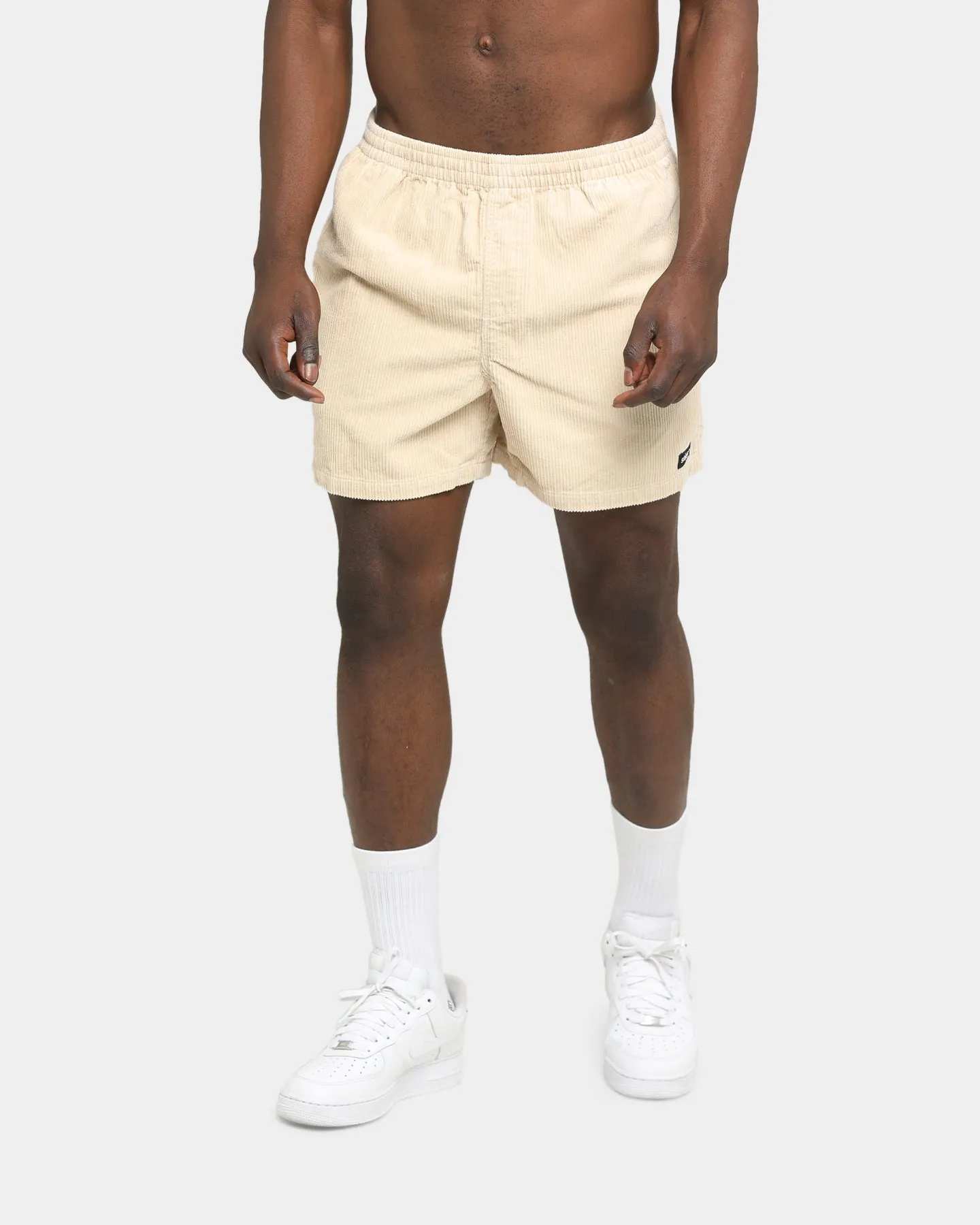 Stussy Cord Big Beachshort White Sand