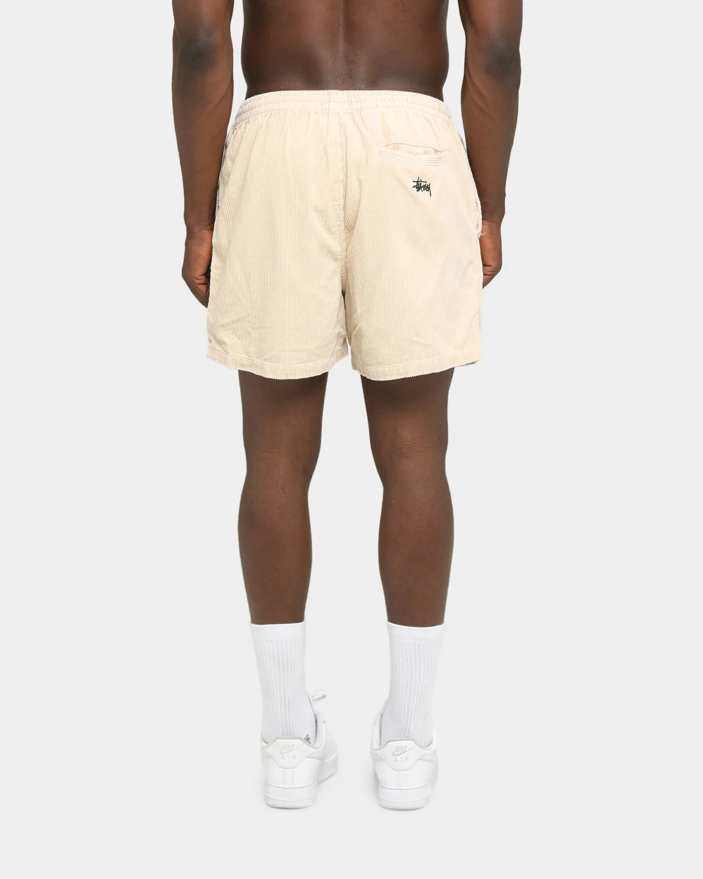 Stussy Cord Big Beachshort White Sand