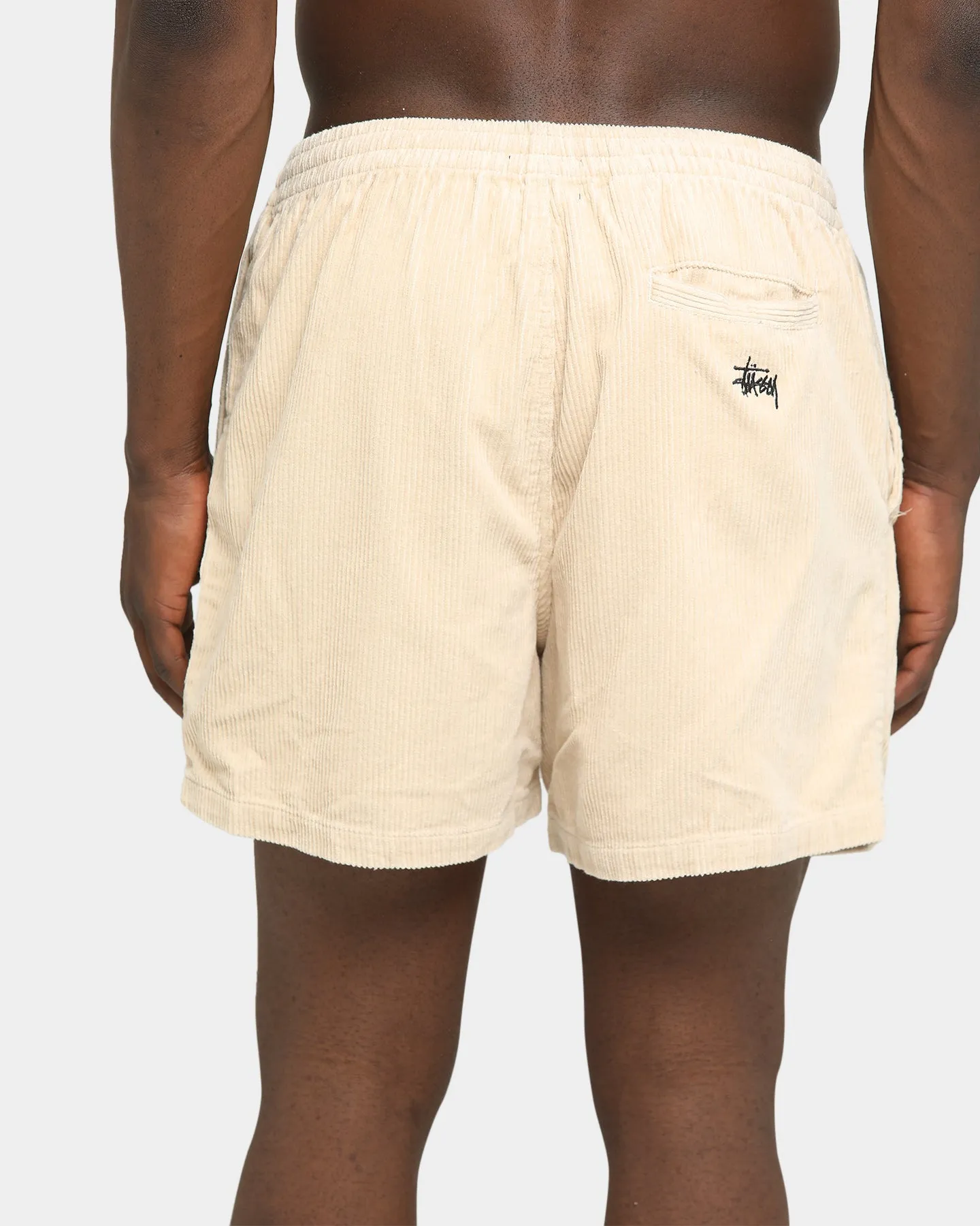 Stussy Cord Big Beachshort White Sand
