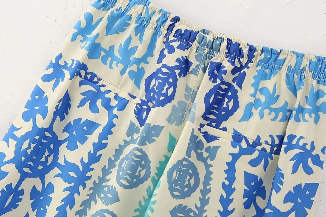 TEEK - Printed Blue Hue Set