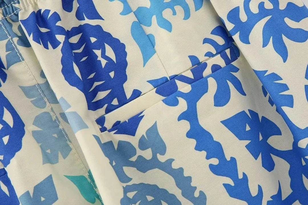 TEEK - Printed Blue Hue Set