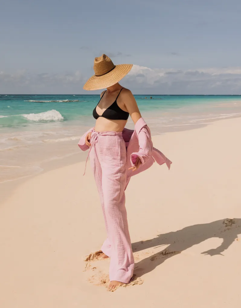 The Poolside Pant in Orchid