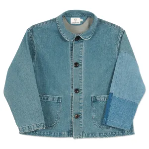 Tile Patch Chore Coat - Denim