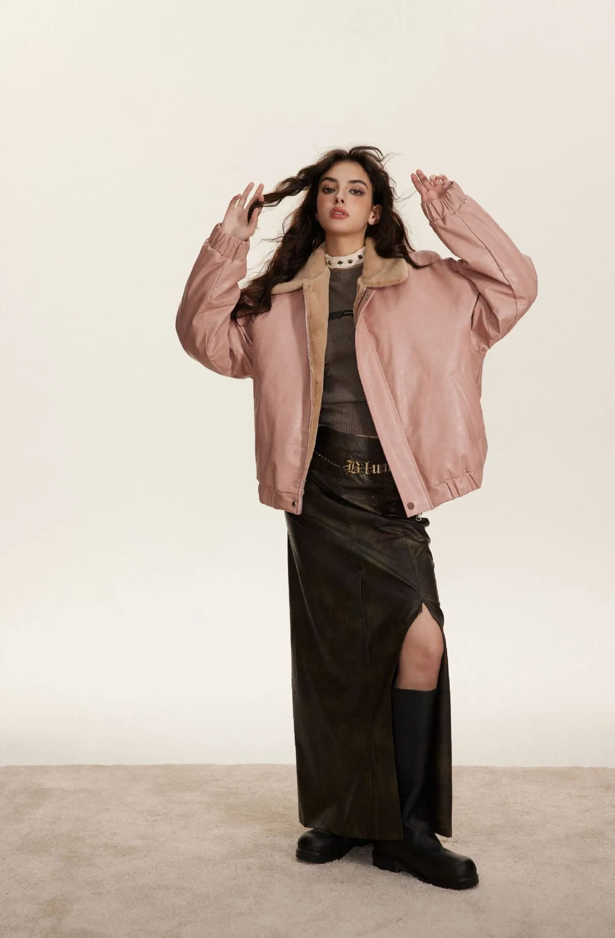 TODAMU® new winter new American retro hottie embroidered short cotton jacket