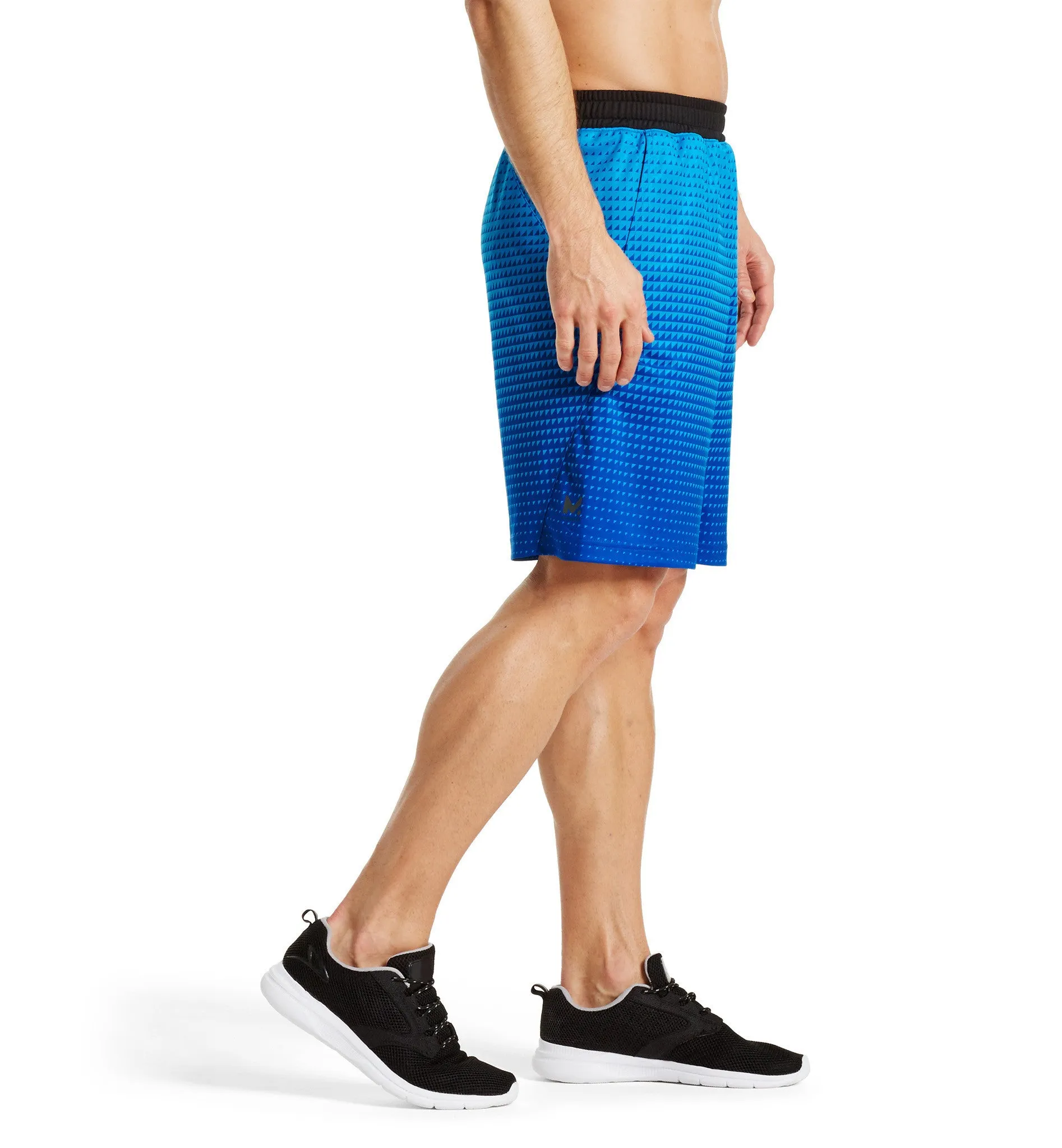 VaporActive Element 9" Training Shorts | Bright Blue Ombre