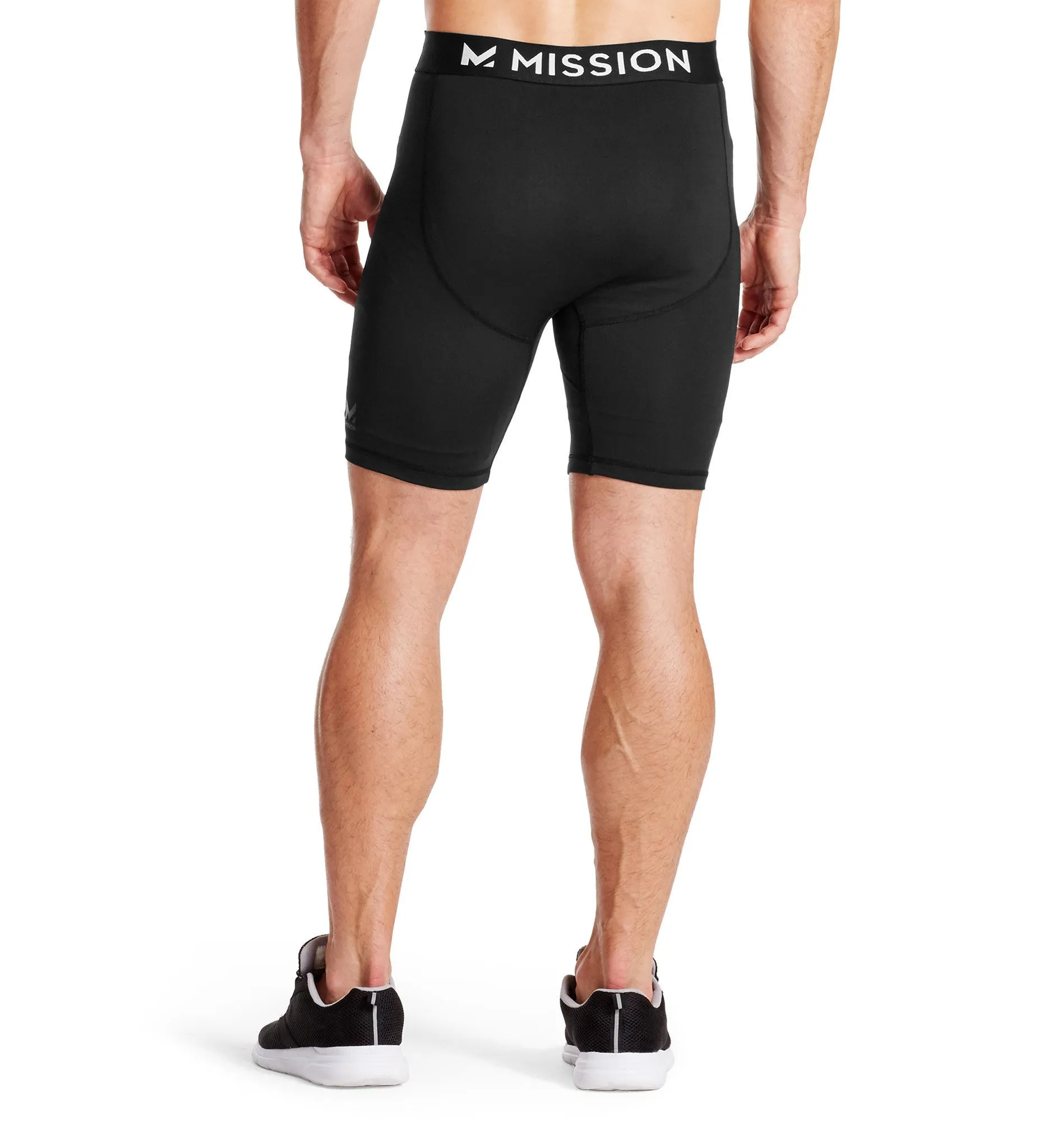 VaporActive Voltage 9" Compression Shorts | Moonless Night