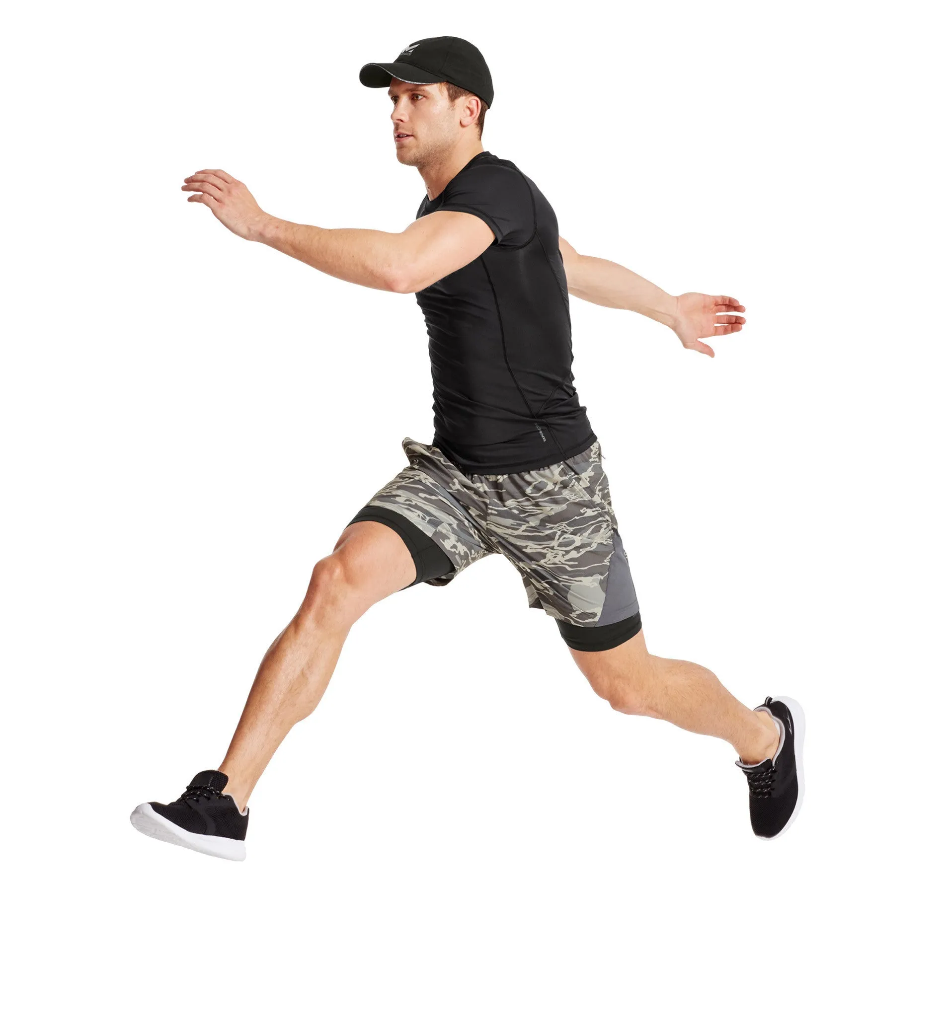 VaporActive Voltage 9" Compression Shorts | Moonless Night