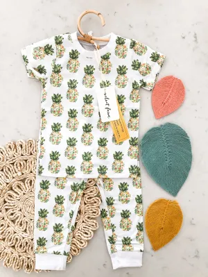 Velvet Fawn Two Piece Jammies - Tropical Dreams