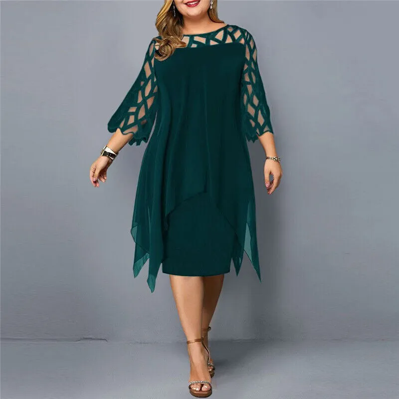 Vera | Women’s Elegant Midi Dress