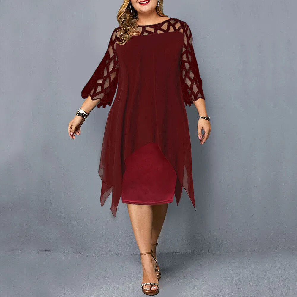 Vera | Women’s Elegant Midi Dress