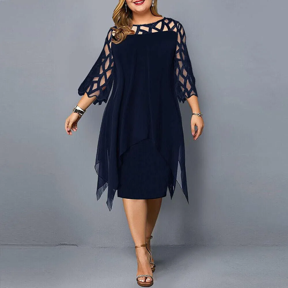 Vera | Women’s Elegant Midi Dress