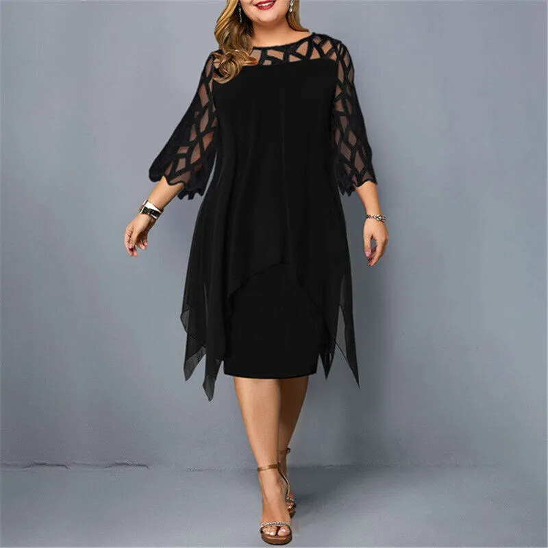 Vera | Women’s Elegant Midi Dress