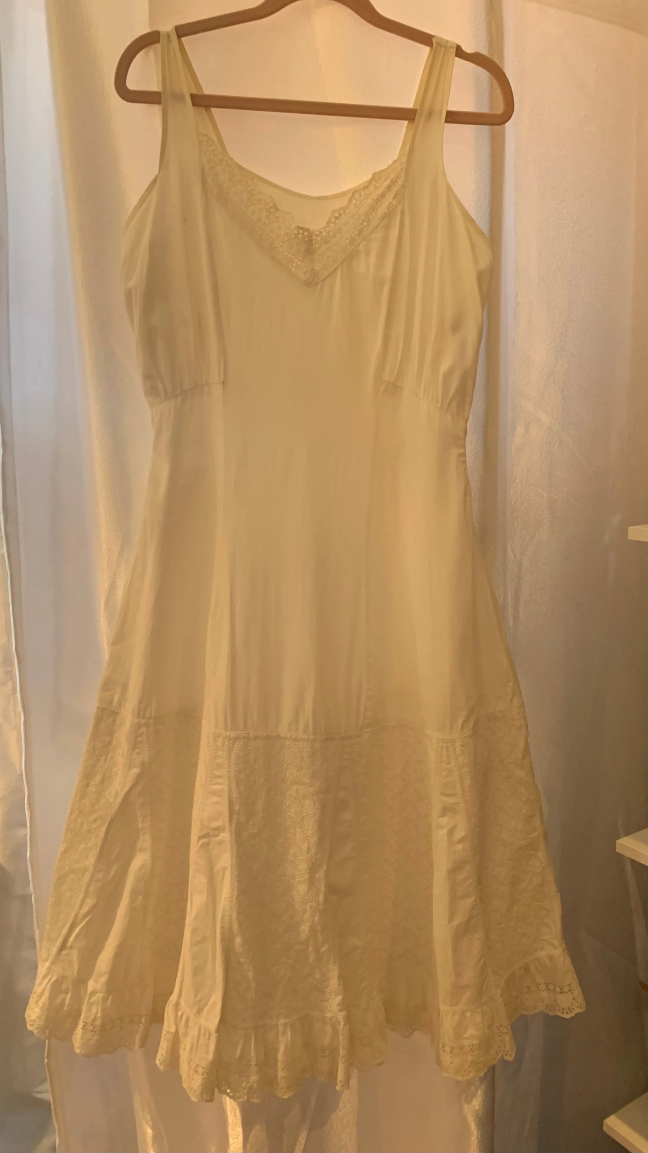 Vintage Cotton Slip Fits XS