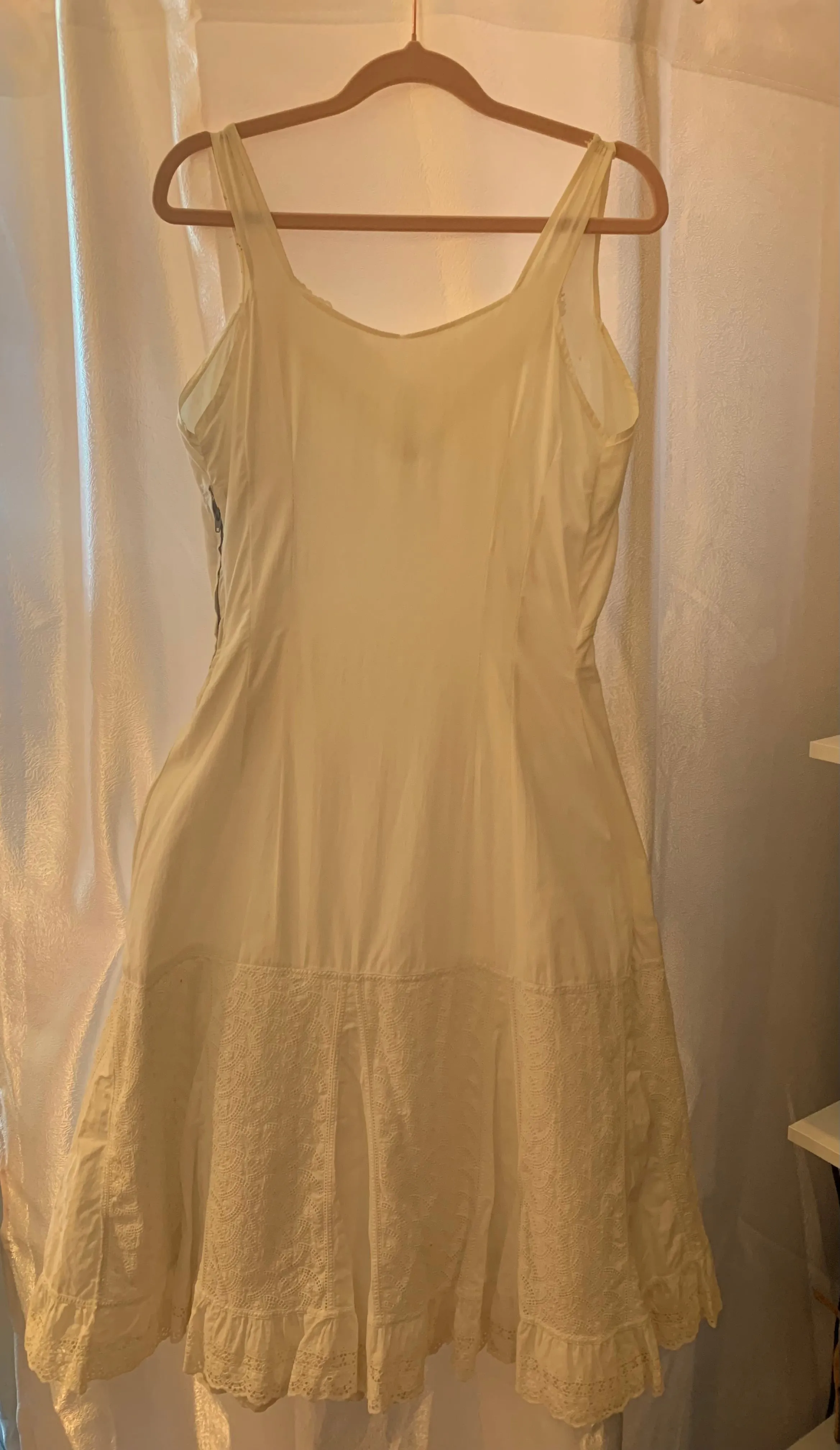 Vintage Cotton Slip Fits XS