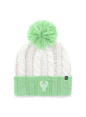 Women's '47 Brand Luminance Pom Milwaukee Bucks Cuff Knit Hat