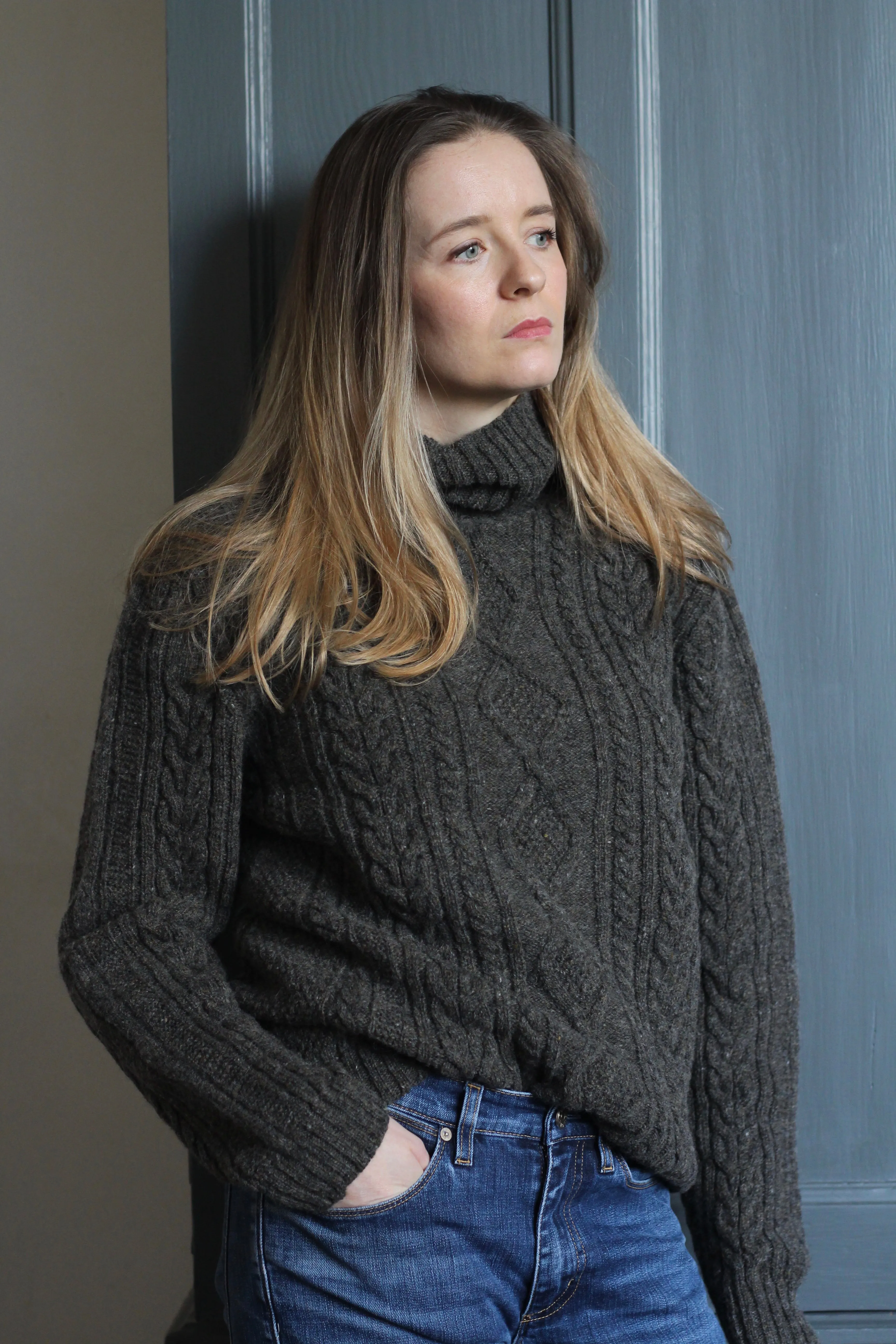 Women's Cable Knit Lambswool Jumper