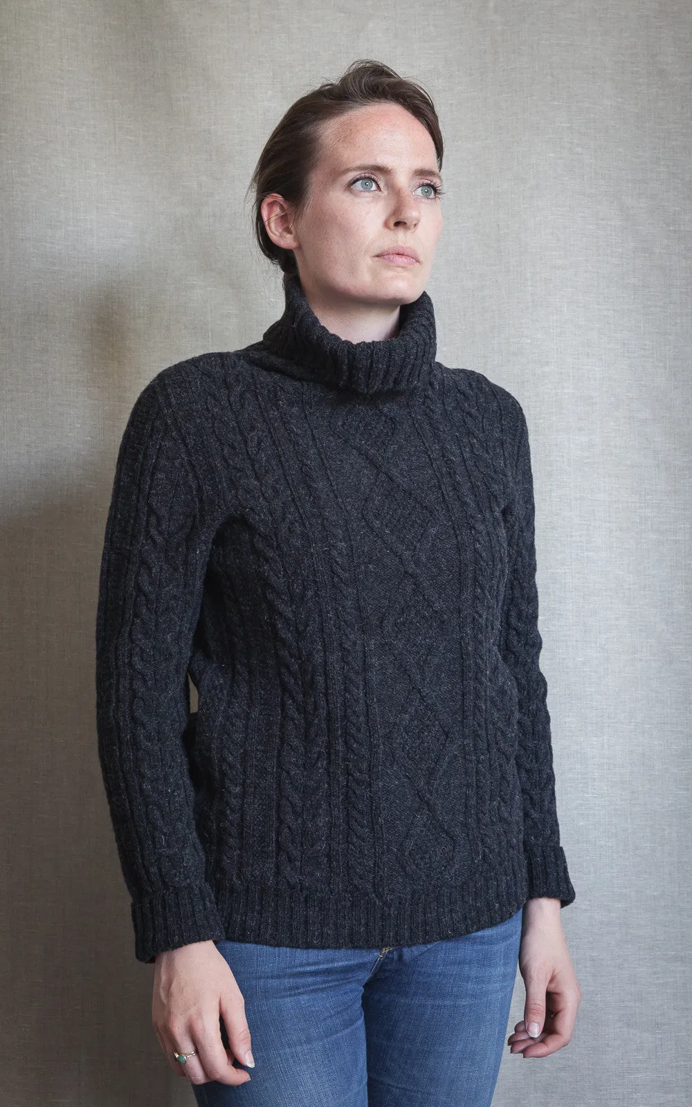 Women's Cable Knit Lambswool Jumper