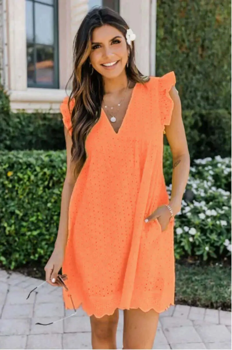 Women's Printed Sleeveless Midi Summer Dress