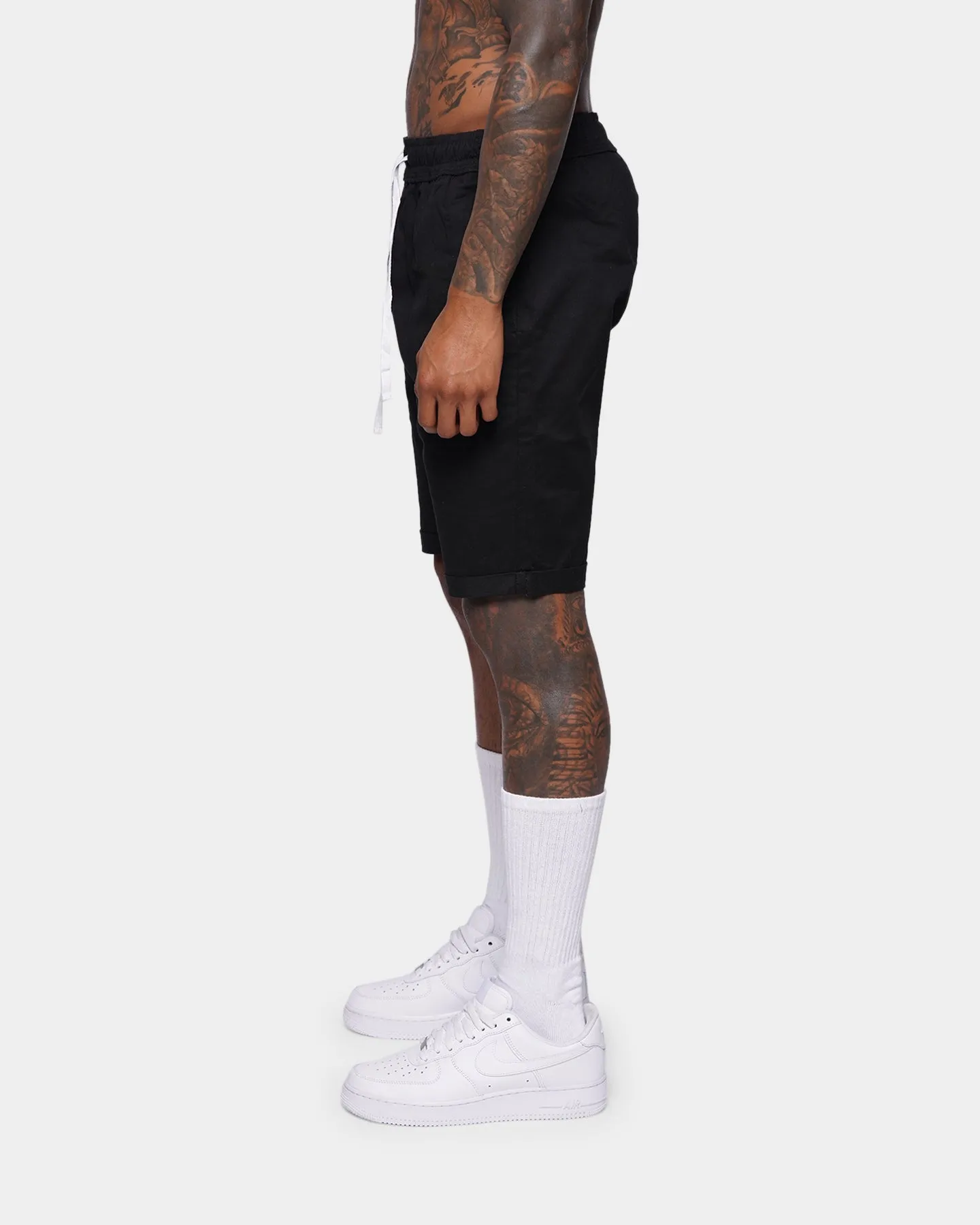 XXIII Riven Cord Shorts Black